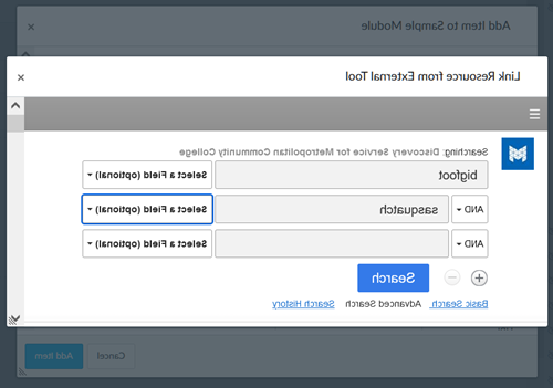 包含多个文本框和组合框的数据库搜索屏幕, allowing for elaborate searches. Navigate by form fields to reach this location